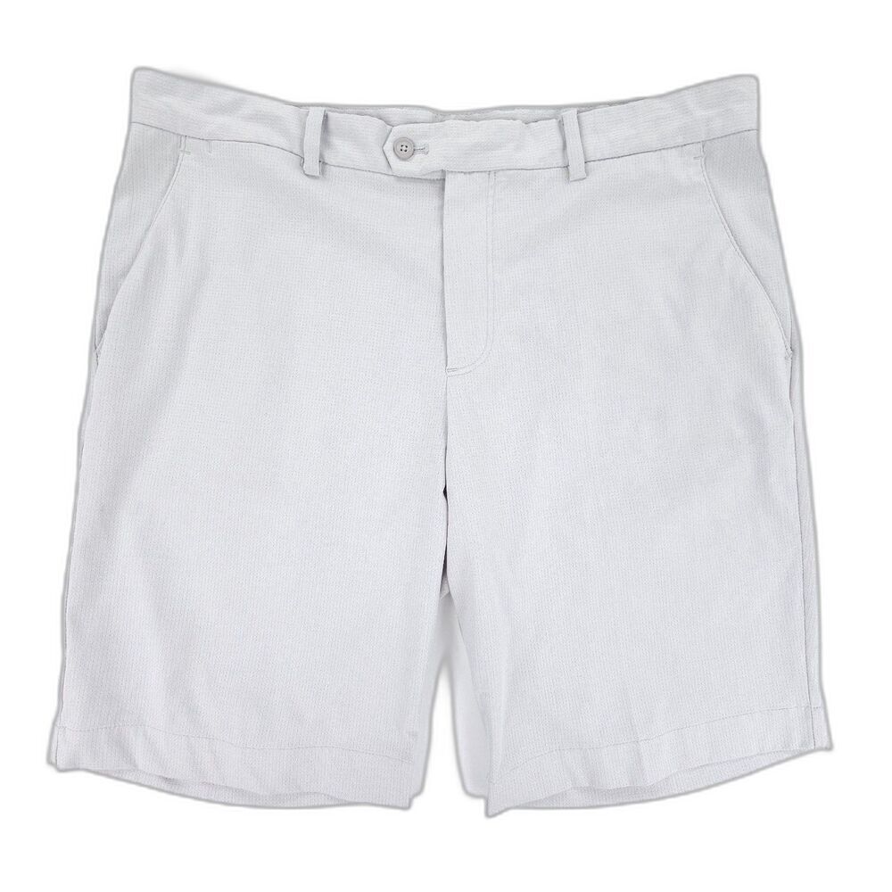 J. Lindeberg Vent Golf Shorts Old Money Preppy Sporty Tailored Knit Casual Gray